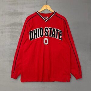 Vintage Ohio State Buckeyes Lee Sport Long Sleeve Shirt / Sweater‎ 90s Large